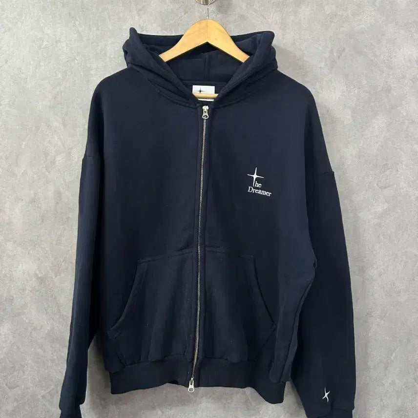 [BUNJANG] The Dreamer Hoodie Zip-up Black F / the Dreamer 후드 집업 블랙 F