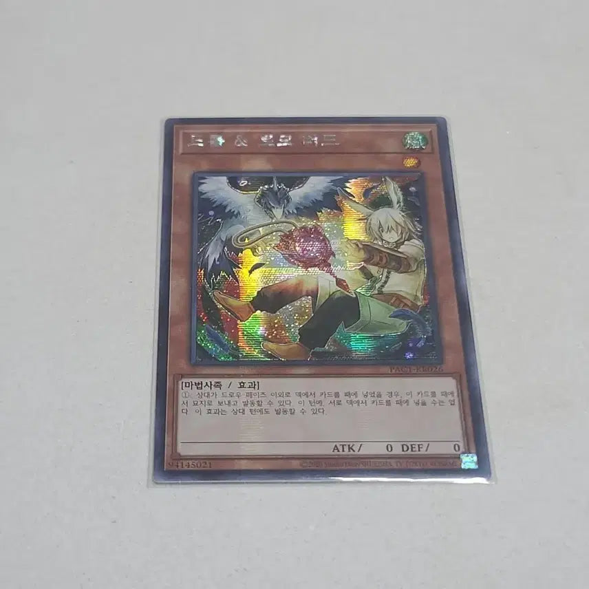[BUNJANG] Yu-Gi-Oh! Deck Building Cards: Droll & Lock Bird (New Illustration) Secret Rare / 유희왕 드롤 로크 버드 신일러 시크