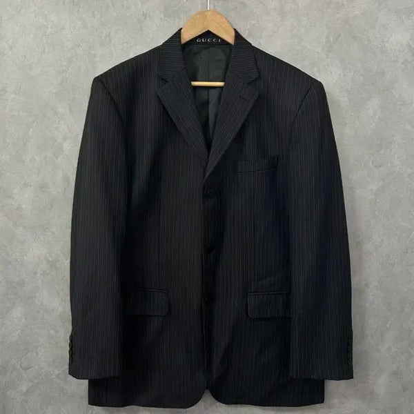 [BUNJANG] Gucci Pinstripe Suit Jacket / 구찌 정장 자켓 핀스트라이프 52
