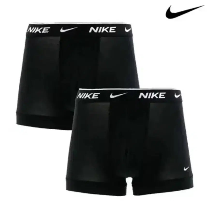 [BUNJANG] Nike Boxer Briefs Set Black / 나이키 속옷 드로즈 세트 블랙