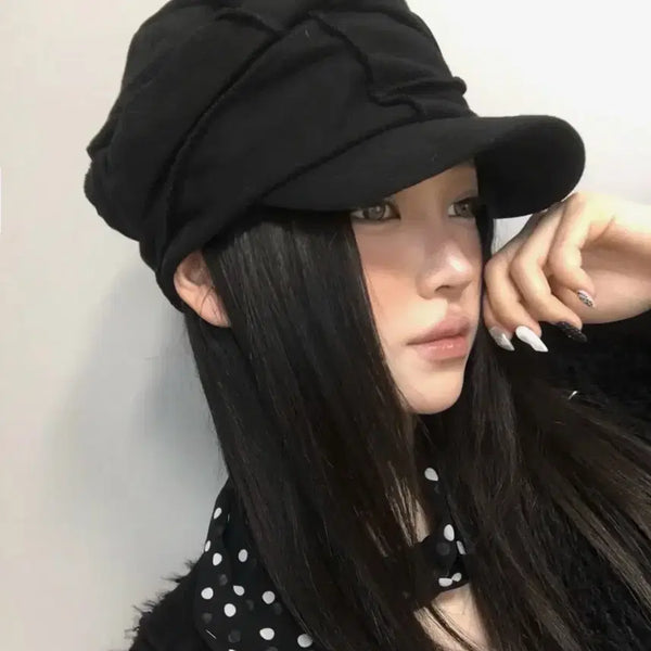 [BUNJANG] Flare Up Black Cap / 플레어업 모자 블랙 모자