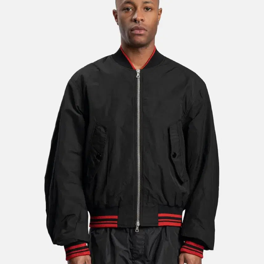 [BUNJANG] Dries Van Noten Back Zip Bomber Jacket / [L]드리스반노튼 백지퍼 봄버