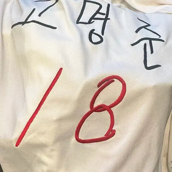 [BUNJANG] SSG Landers Go Myung-jun Player Hand-Marked Replica Uniform / ssg 고명준 선수 손마킹 유니폼