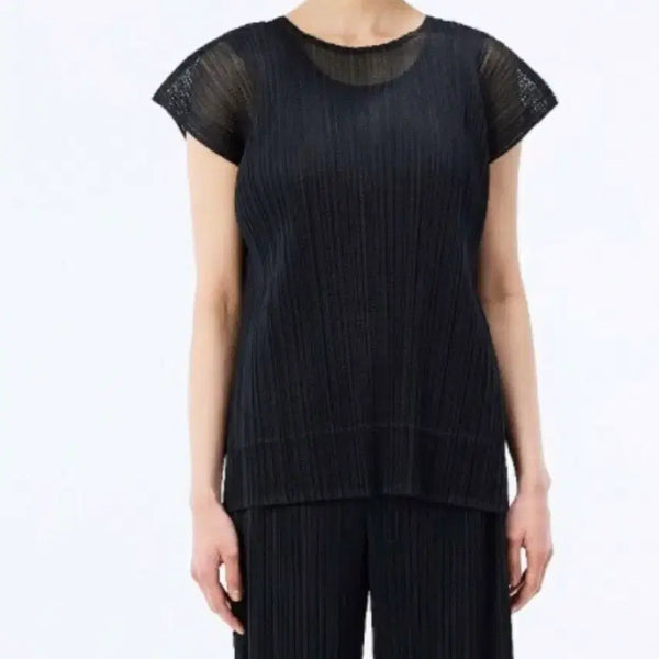 [BUNJANG] Pleats Please Prelude Top Black / 플리츠플리즈 프릴루드 탑