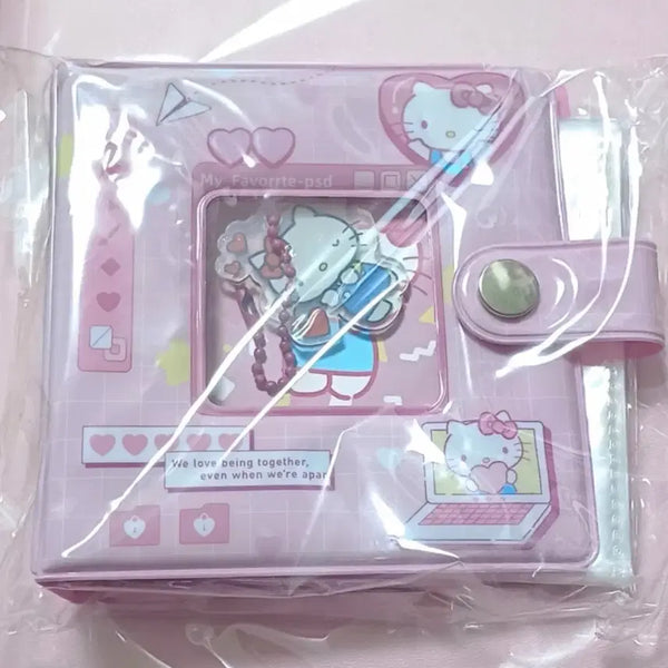 [BUNJANG] Hello Kitty Collect Book Inner Sleeves & Keychain Set / 헬로키티 콜렉트북 속지 키링