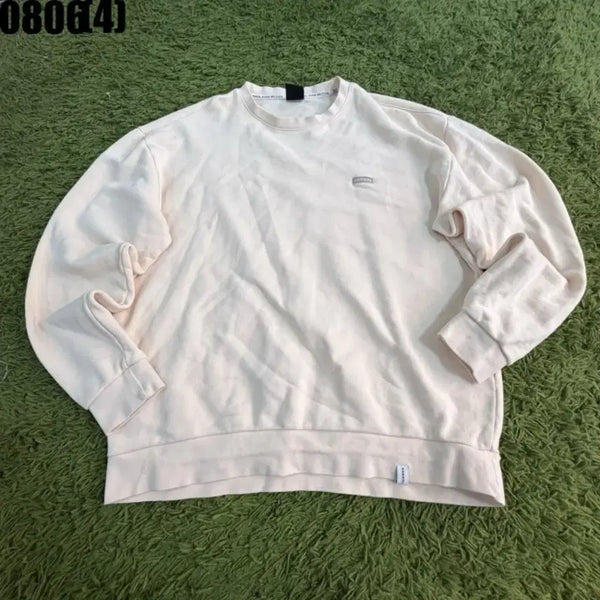 [BUNJANG] Kangol Crewneck Sweatshirt Beige 0806 / 캉골 맨투맨 베이지 0806