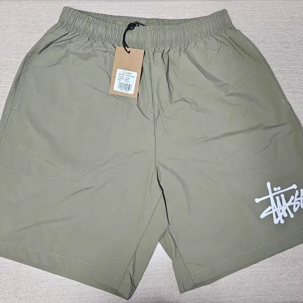 [BUNJANG] Stussy Big Basic Water Shorts Black L / 스투시 빅 베이직 워터 쇼츠 카키 L