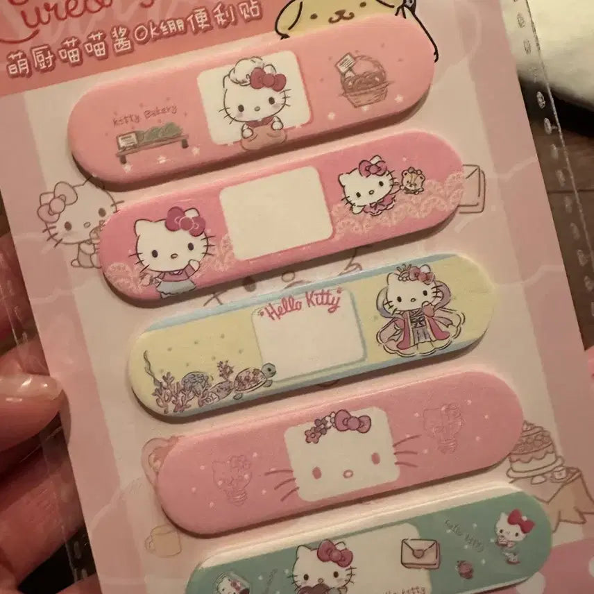 [BUNJANG] Sanrio Band-Shaped Memo Pad / 산리오 밴드모양 메모지