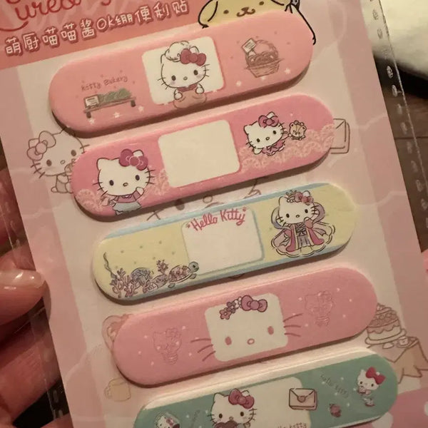 [BUNJANG] Sanrio Band-Shaped Memo Pad / 산리오 밴드모양 메모지