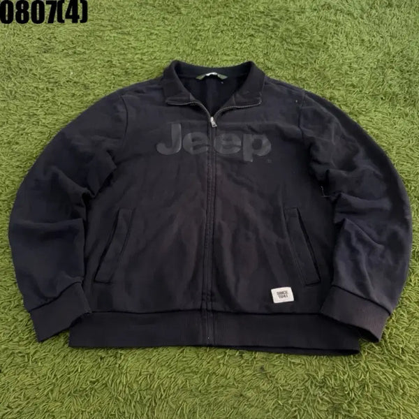 [BUNJANG] Jeep Zip-Up Jacket Black / 지프 집업 자켓 블랙 0807