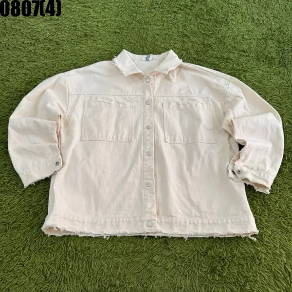 [BUNJANG] Beige Denim Jacket / 데님 자켓 베이지색 0807