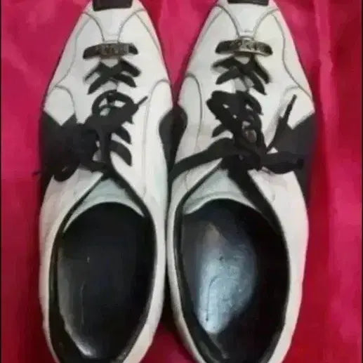 [BUNJANG] Men's Loafers White/Black / 남성 로퍼 화이트/블랙