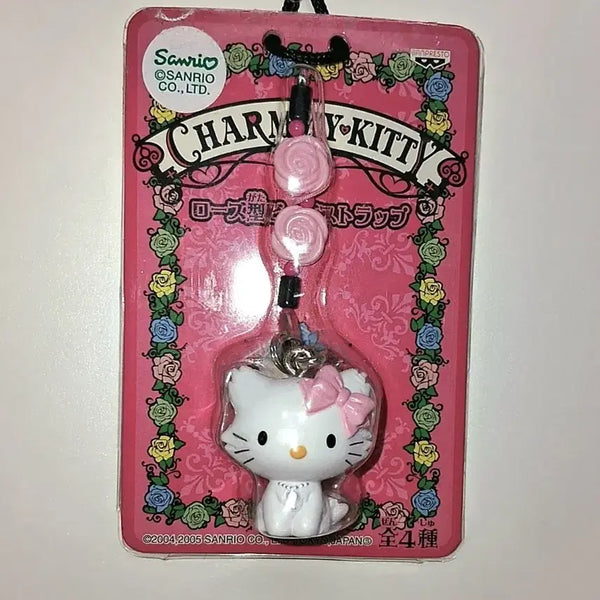 [BUNJANG] Sanrio Charmmy Kitty Rose Strap / 고전 챠미키티 로즈 스트랩