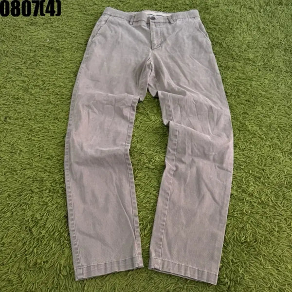 [BUNJANG] OLZEN Casual Cotton Pants Grey / 올젠 OLZEN 캐주얼 면바지 그레이 0807