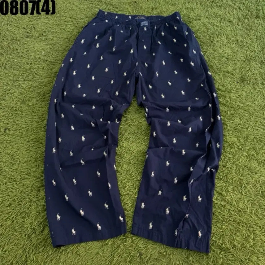 [BUNJANG] Polo Ralph Lauren Men's Pajama Pants Navy / 폴로 랄프로렌 남성 파자마 바지 네이비 0807