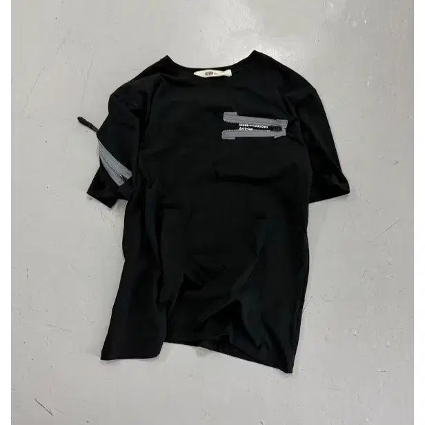 [BUNJANG] Plastic Product MPa Zip Instrument T-Shirt Black S / 플라스틱프로덕트 MPa 집 인스트루먼트 티셔츠 01 블랙 S