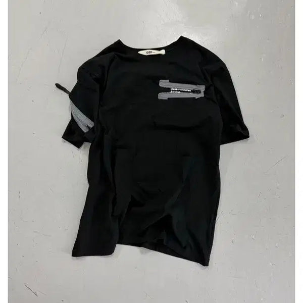 [BUNJANG] Plastic Product MPa Zip Instrument T-Shirt Black S / 플라스틱프로덕트 MPa 집 인스트루먼트 티셔츠 01 블랙 S