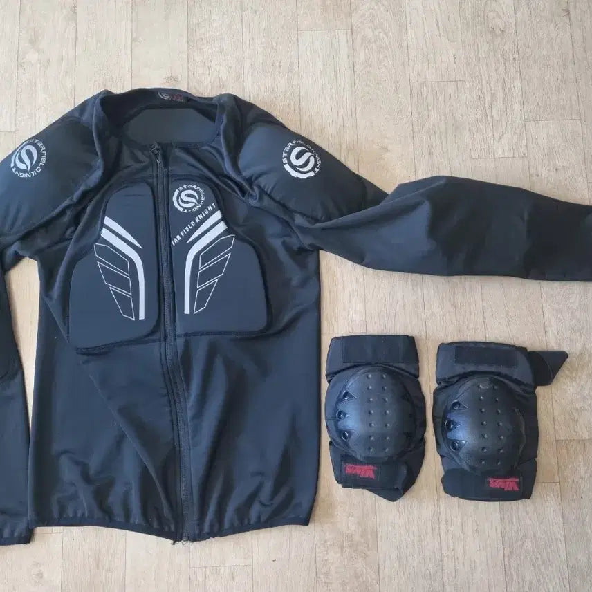 [BUNJANG] Starfield Knight Protective Top & Knee Pads Set / 스타필드 나이트 보호대 상의 & 무릎 보호대