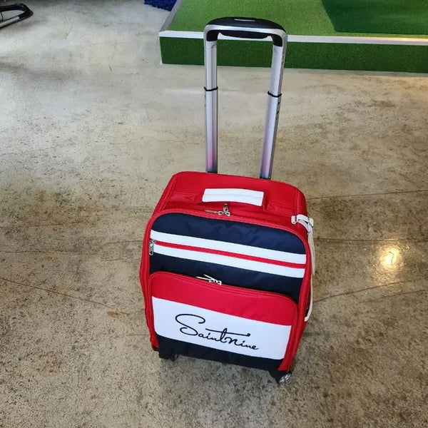 [BUNJANG] Saintnine Wheel Boston Bag Red Unused / 여성용 세인트나인 휠 보스턴백 레드 미사용