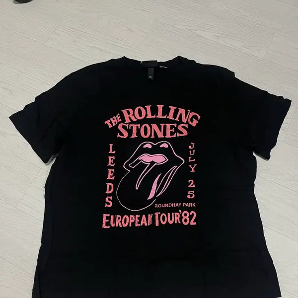 [BUNJANG] H&M Rolling Stones Short-Sleeve T-Shirt / H&M 롤링스톤즈 반팔티
