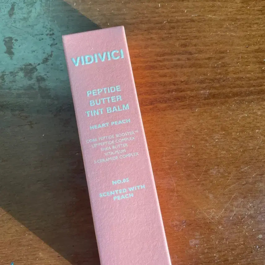 [BUNJANG] VIDIVICI Peptide Butter Tint Balm No. 05 Heart Peach / 비디비치 펩타이드 버터틴트밤 05 하트피치 새상품