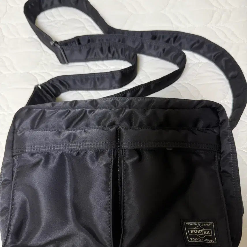 [BUNJANG] Porter Tanker Shoulder Bag Small Black / 포터 탱커 숄더백 스몰블랙