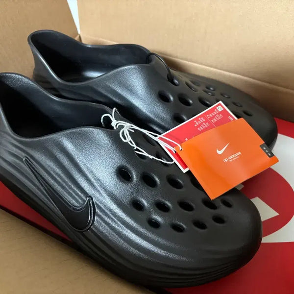 [BUNJANG] Nike ReactX Rejuvenate Triple Black Running Shoes / 나이키 리액트X 리주버네이트 트리플 블랙