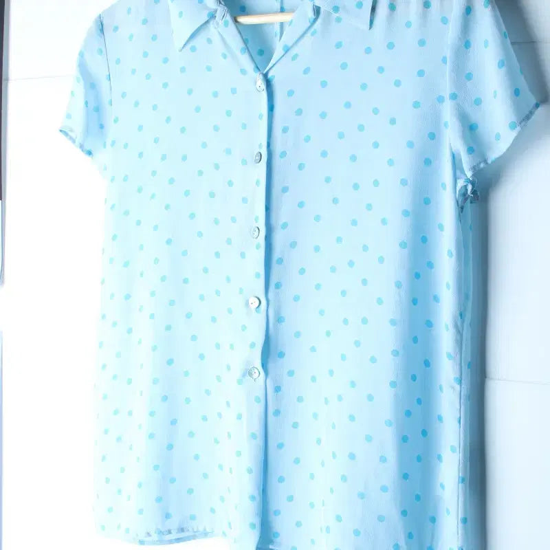 [BUNJANG] Cacharel 90s Short Sleeve Polo T-Shirt / W(M-L) 까샤렐 반팔 카라 티셔츠 90S년대 프랑스-H36583