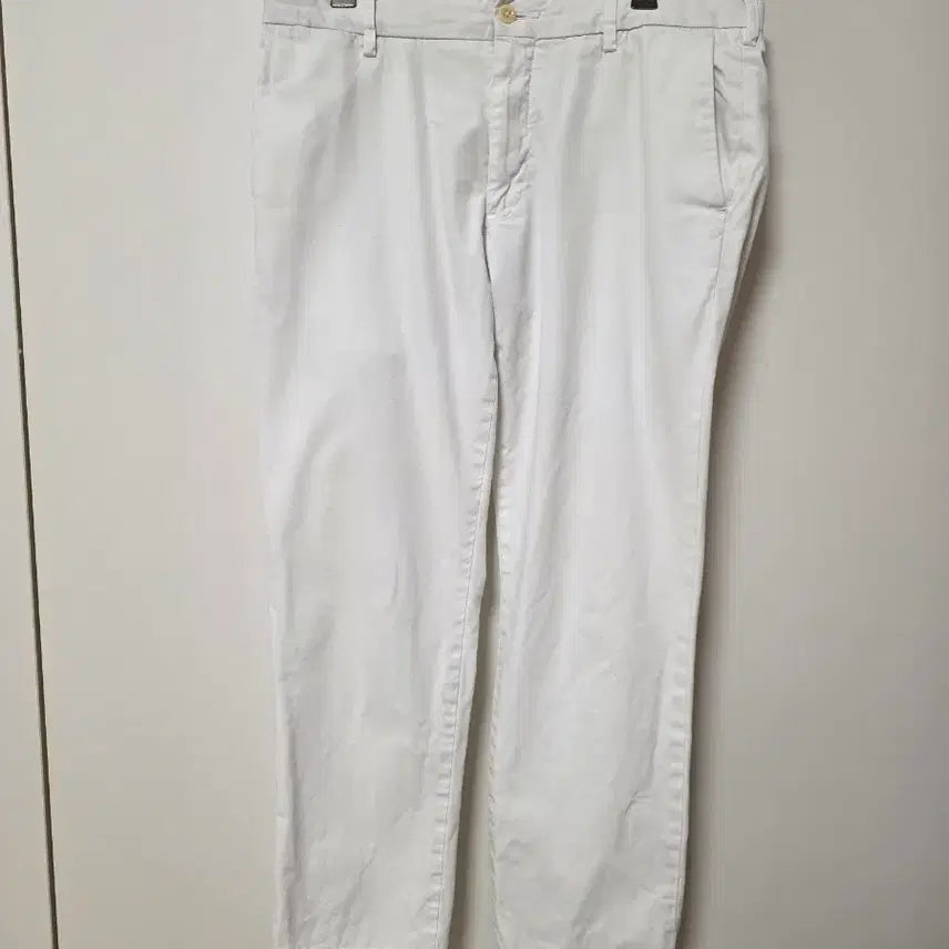 [BUNJANG] Polo Ralph Lauren Genuine White Slim Fit Pants 32 / 폴로랄프로렌 정품 화이트바지32