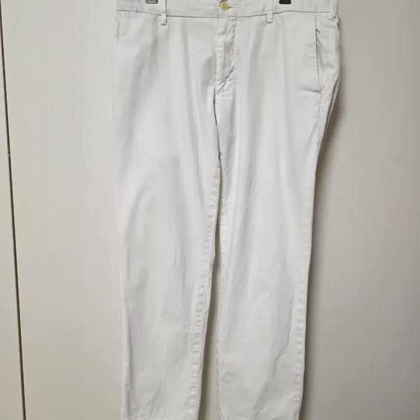 [BUNJANG] Polo Ralph Lauren Genuine White Slim Fit Pants 32 / 폴로랄프로렌 정품 화이트바지32