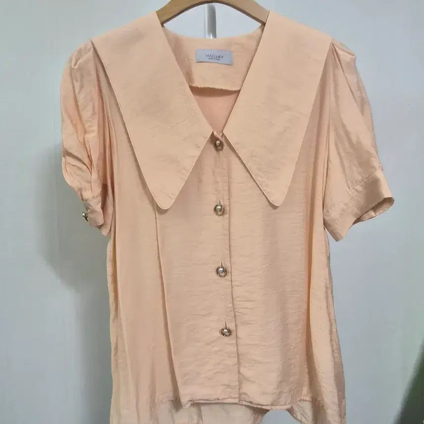 [BUNJANG] Big Collar Blouse / 빅카라 블라우스