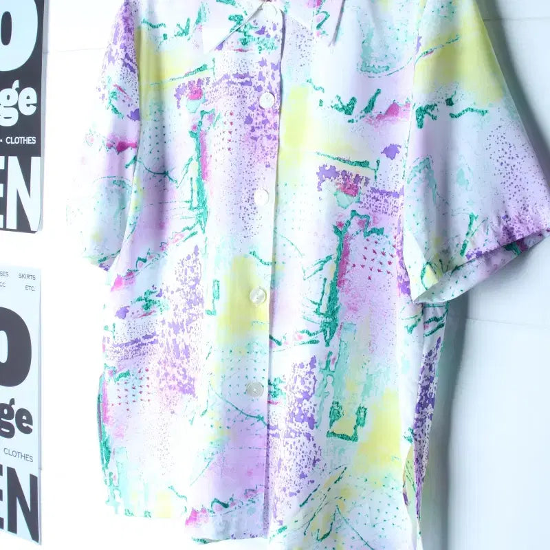[BUNJANG] A.P.B. 80s French Collar T-Shirt (M-L) / W(M-L) 아피벨 반팔 카라 티셔츠 80S년대 프랑스-H36592