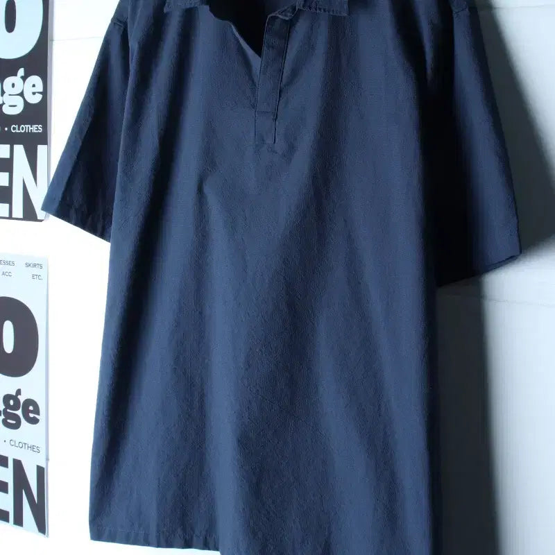 [BUNJANG] TOPTEN Big Size Plain Collar T-Shirt (2XL) / (2XL) 탑텐 반팔 카라 티셔츠 빅사이즈 셔츠 남방 무지-H36596