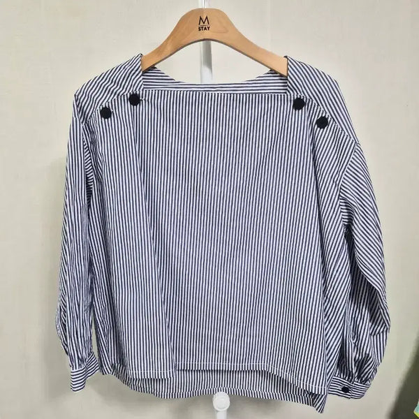 [BUNJANG] Stripe Blouse / 스트라이프 블라우스