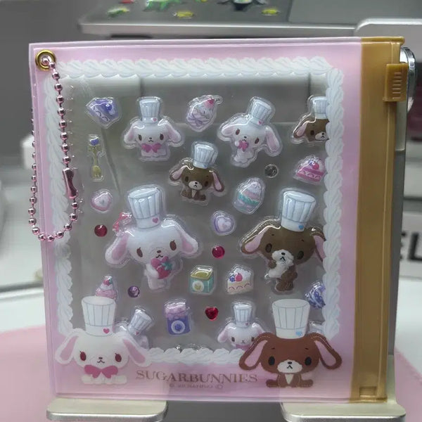 [BUNJANG] Sugar Bunnies Pouch Bongbong Sticker Set / (새상품/일본정품) 슈가바니즈 파우치 봉봉 스티커