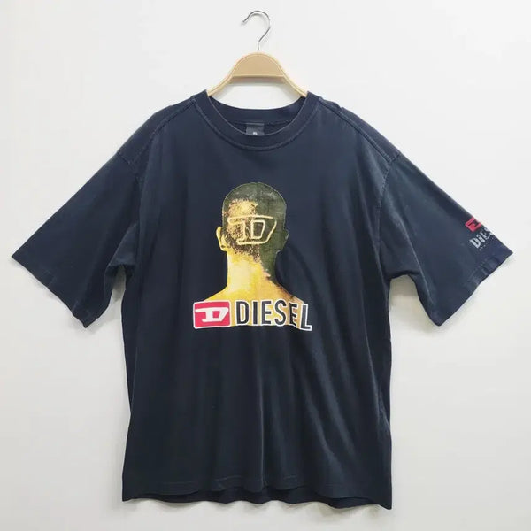 [BUNJANG] Diesel Men's Graphic Logo Short Sleeve T-Shirt XL / 디젤 남자 반팔티 xl 105