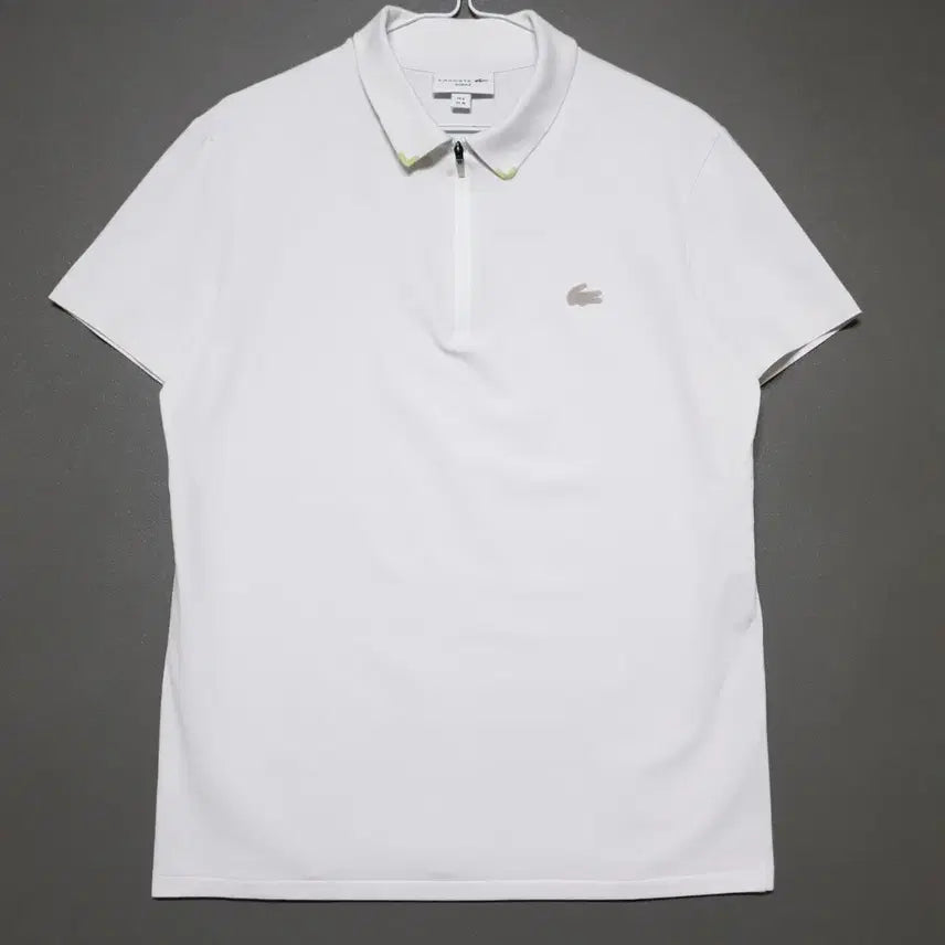 [BUNJANG] Lacoste 20SS Zipper Short Sleeve Polo Shirt / 국내 100) 라코스테 신형 20ss 지퍼 반팔 카라티 피케 폴로 셔츠