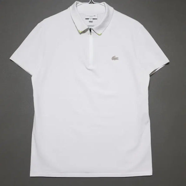 [BUNJANG] Lacoste 20SS Zipper Short Sleeve Polo Shirt / 국내 100) 라코스테 신형 20ss 지퍼 반팔 카라티 피케 폴로 셔츠