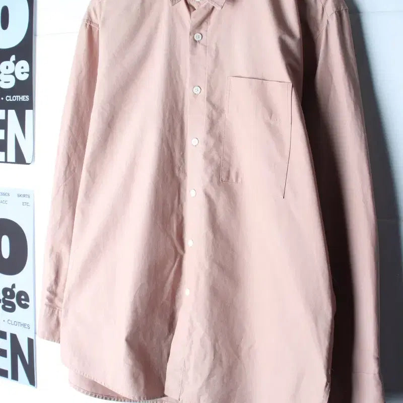 [BUNJANG] Anovillier Plain Apricot Shirt (M-L) / (M-L) 아노블리어 셔츠 남방 살구 무지 놈코어-H36630