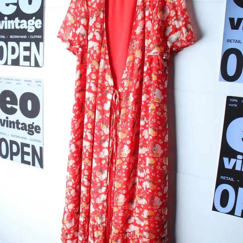 [BUNJANG] and Other Stories Flower Print Short Sleeve Midi Dress / W(M) 앤아더스토리즈 반팔 티셔츠 원피스 드레스 플라워-H36639