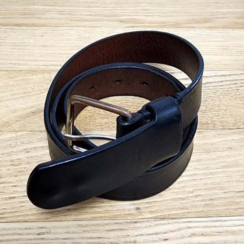 [BUNJANG] Emporio Armani Full Grain Leather Belt / 엠포리오 알마니 통가죽 벨트