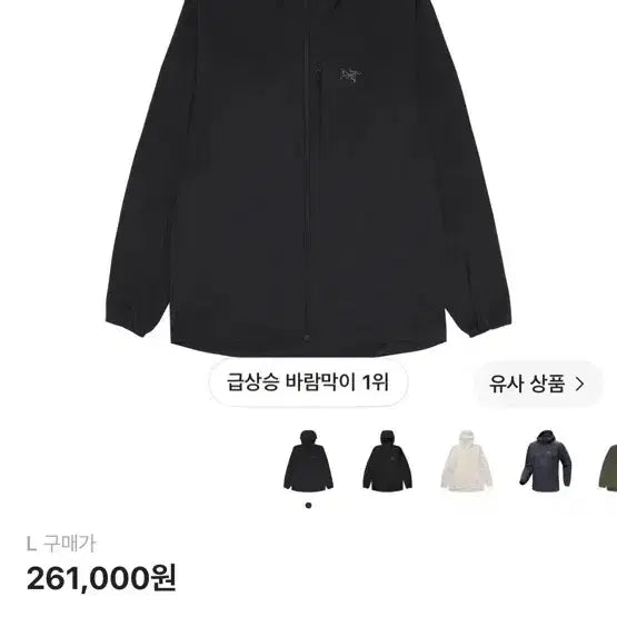 [BUNJANG] Arc'teryx Squamish Hoody Black M / 구매))아크테릭스 스쿼미시 후디 블랙 m