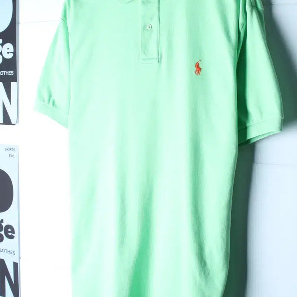 [BUNJANG] Polo Ralph Lauren 90s Short Sleeve Polo Shirt / (M-XL) 폴로 랄프로렌 반팔 카라 티셔츠 90S 년대-H36651