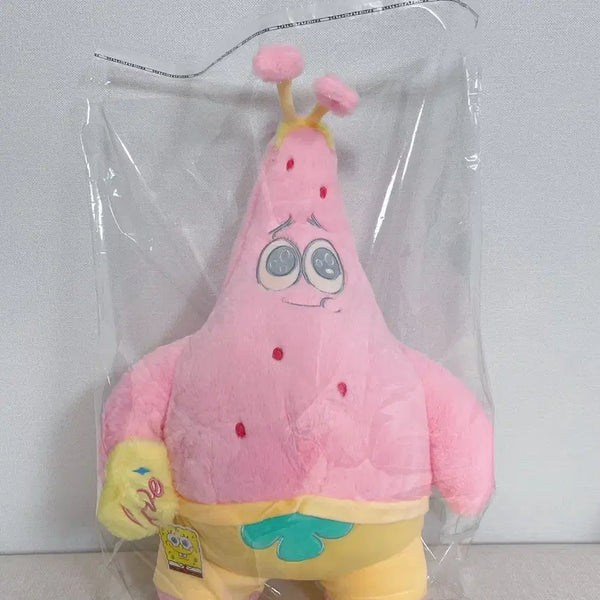 [BUNJANG] SpongeBob Patrick Star Pink Large Plush 40cm / 스폰지밥 뚱이 인형 핑크 40cm 대형