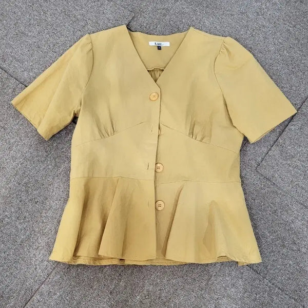 [BUNJANG] Women's Wrap Blouse / 랩 여성 블라우스 프리사이즈(55)