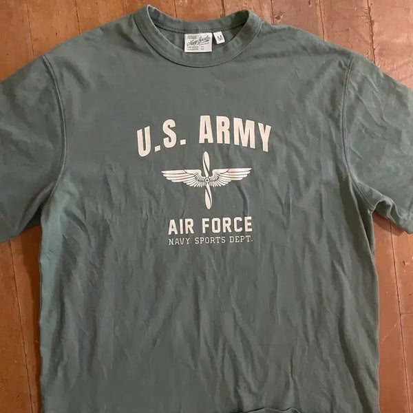[BUNJANG] U.S. ARMY AIR FORCE Cotton T-Shirt / U.S. ARMY AIR FORCE 반팔티 M (100)