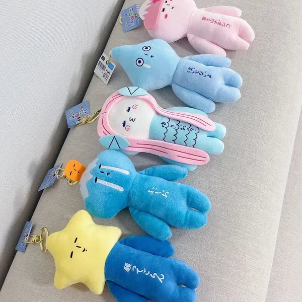 [BUNJANG] Yukio Doll Keychain 5-Piece Bundle Set / (빅사이즈) 유키오 인형 키링 5종 일괄