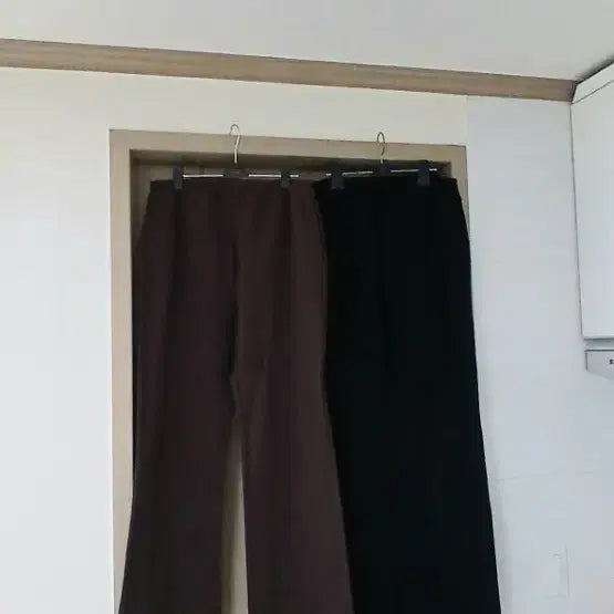 [BUNJANG] Shinsegae Women's Banding Bootcut Pants Set (2 pcs) / (새상품 2개 세트)신세계 여성용 밴딩 부츠컷 바지 팬츠,편안한 슬랙스