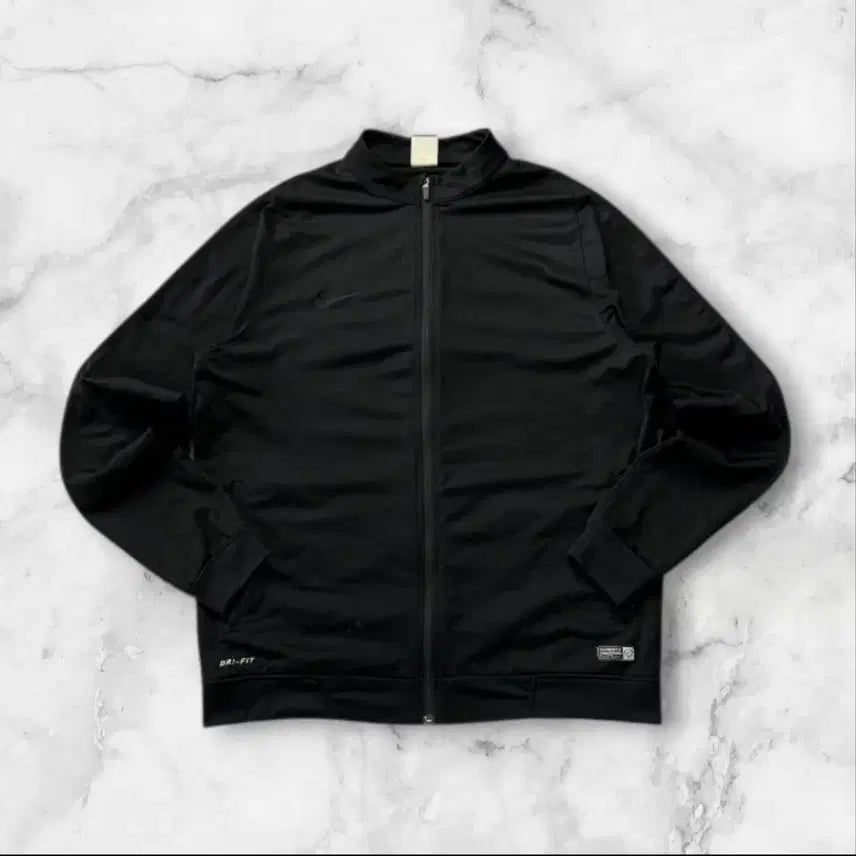 [BUNJANG] Nike Black Dri-FIT Full Zip Jacket 110 / 나이키 블랙 드라이핏 집업110