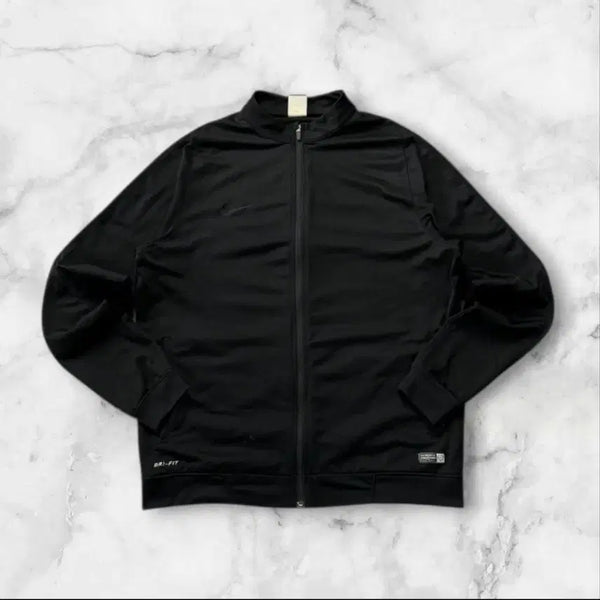 [BUNJANG] Nike Black Dri-FIT Full Zip Jacket 110 / 나이키 블랙 드라이핏 집업110